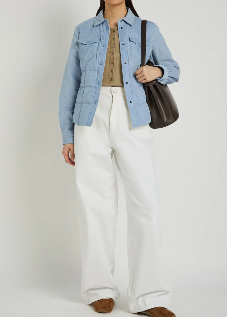 Nangy quilted cotton shirt jacket