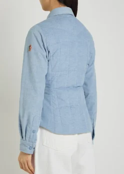 Nangy quilted cotton shirt jacket