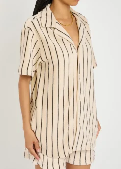 Naram striped terry shirt