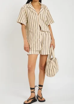 Naram striped terry shirt