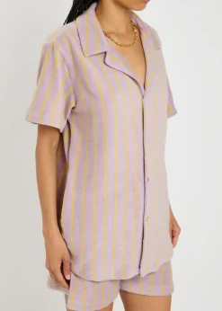 Naram striped terry shirt