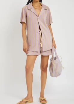 Naram striped terry shirt