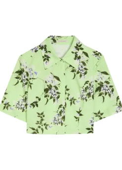 Natalie floral-print cotton shirt