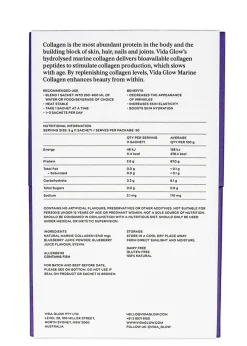 Natural Marine Collagen Sachets Blueberry