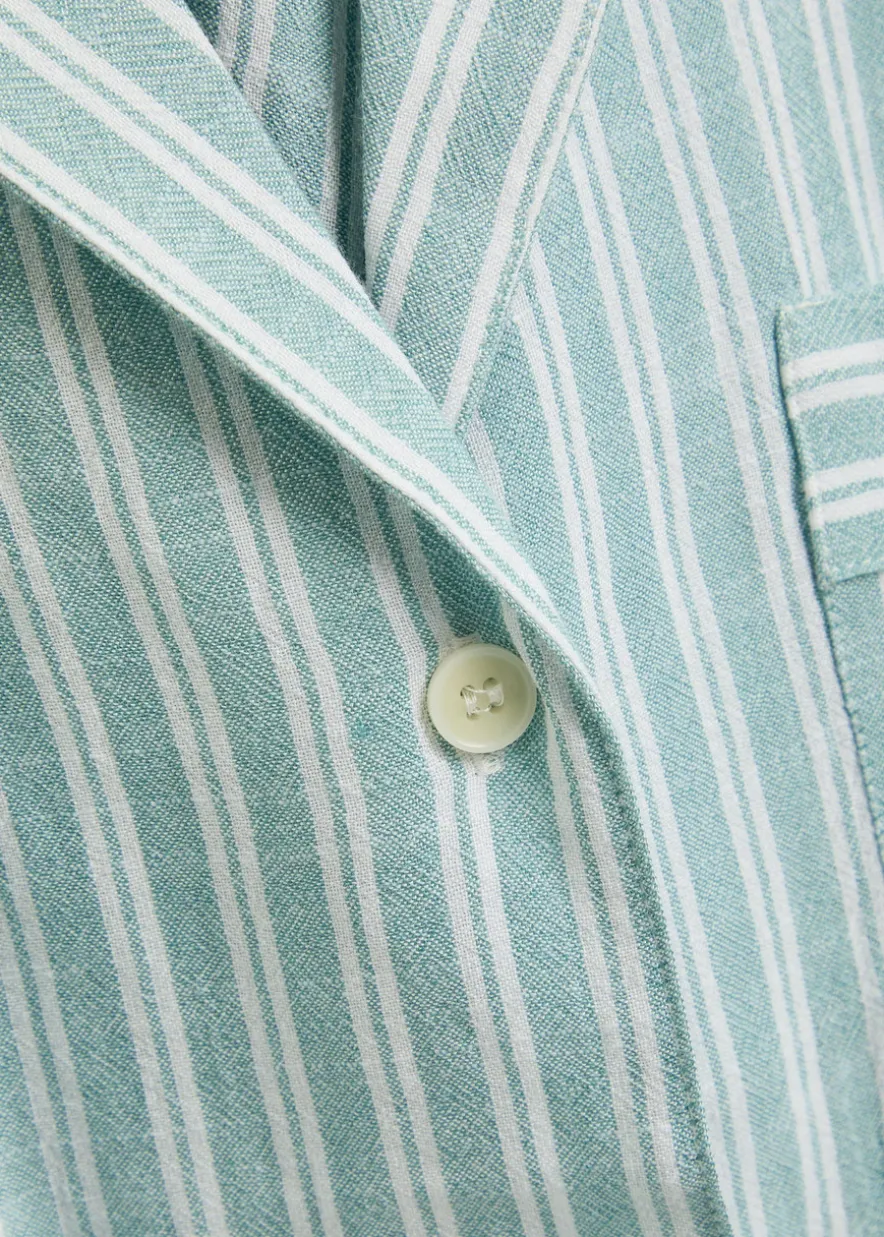 Nautico Shortie woven pyjama set
