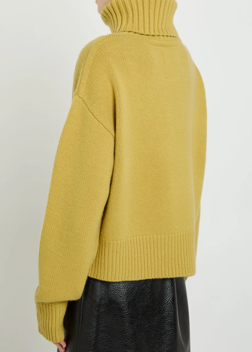 N°434 Crop Xtra roll-neck cashmere jumper