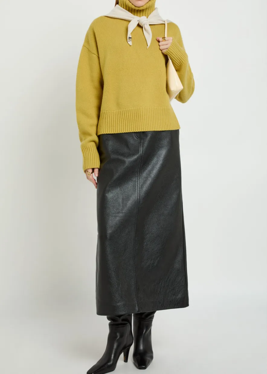 N°434 Crop Xtra roll-neck cashmere jumper
