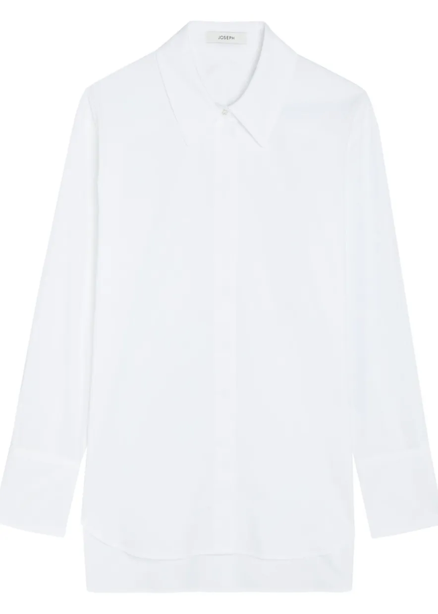 Nellie cotton-poplin blouse