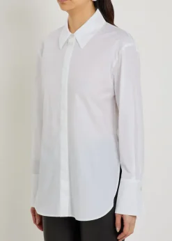 Nellie cotton-poplin blouse