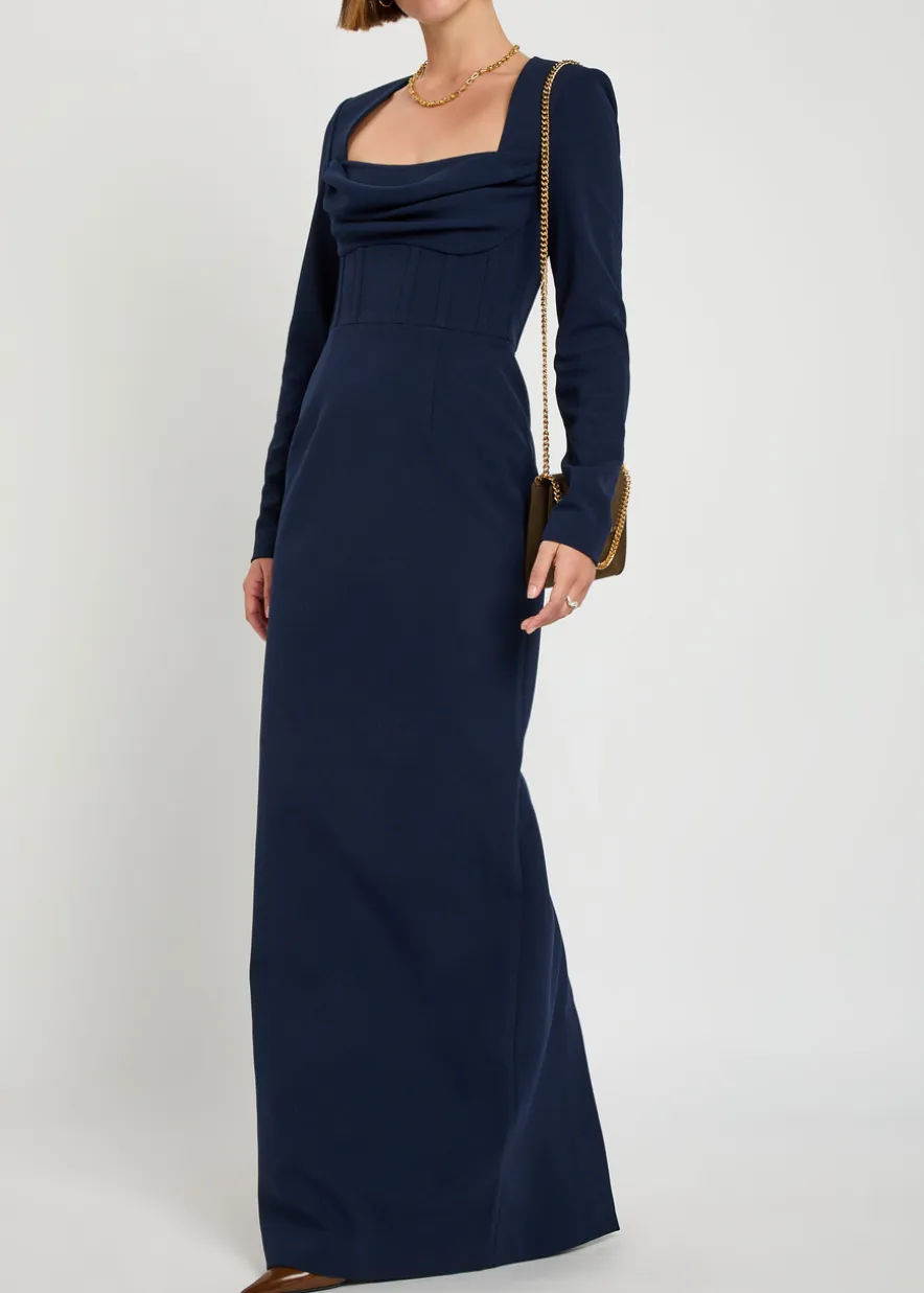 Nemy crepe maxi dress