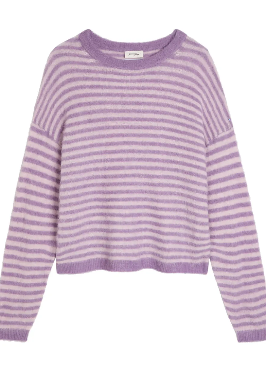 Nenybay striped brushed-knit jumper