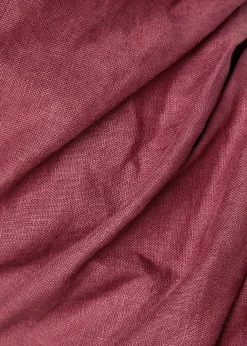 Nera ruched strapless linen top