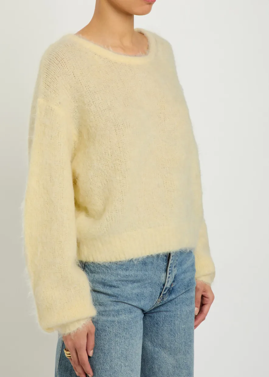 Niby brushed alpaca-blend jumper