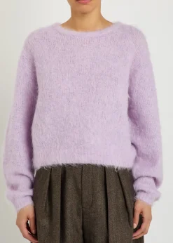 Niby brushed alpaca-blend jumper