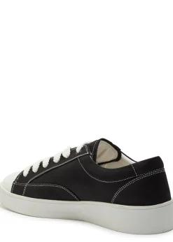 Nico panelled nubuck leather sneakers