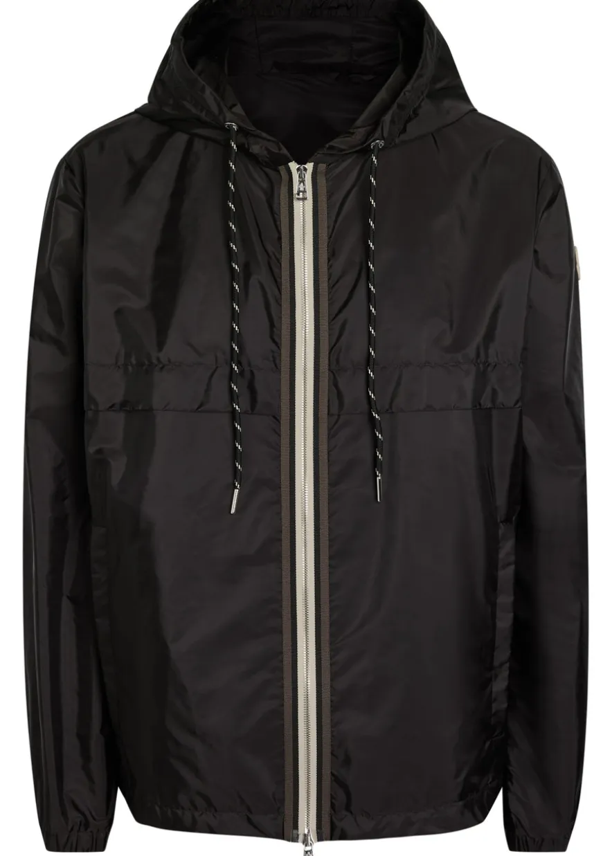 Nidge hooded nylon jacket