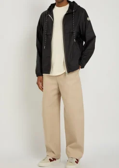 Nidge hooded nylon jacket