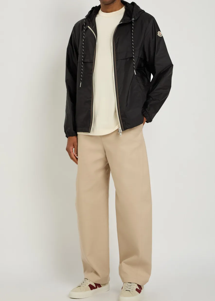 Nidge hooded nylon jacket