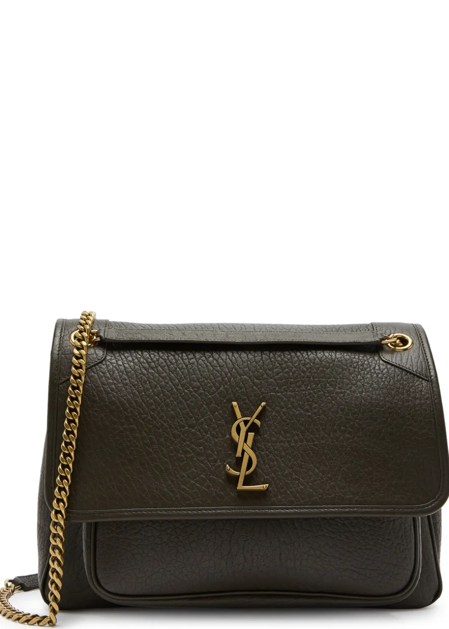 Niki large leather shoulder bag