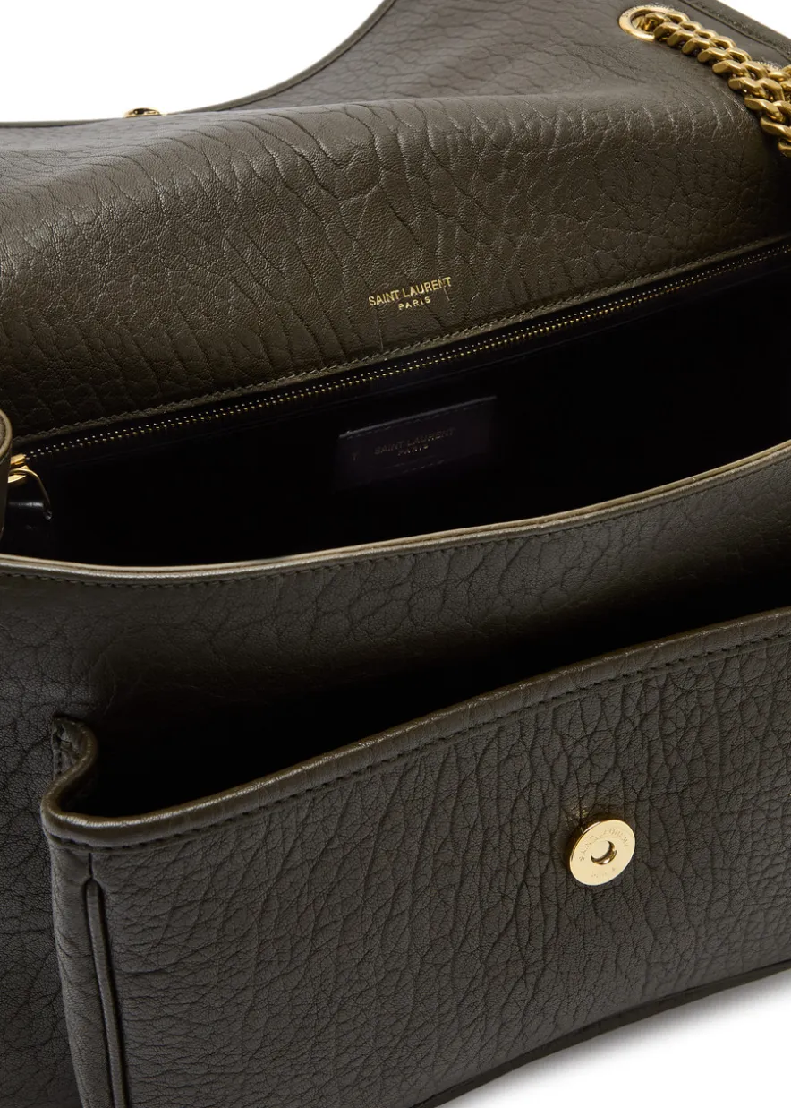 Niki large leather shoulder bag