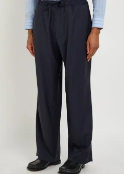 Nilson wide-leg wool trousers