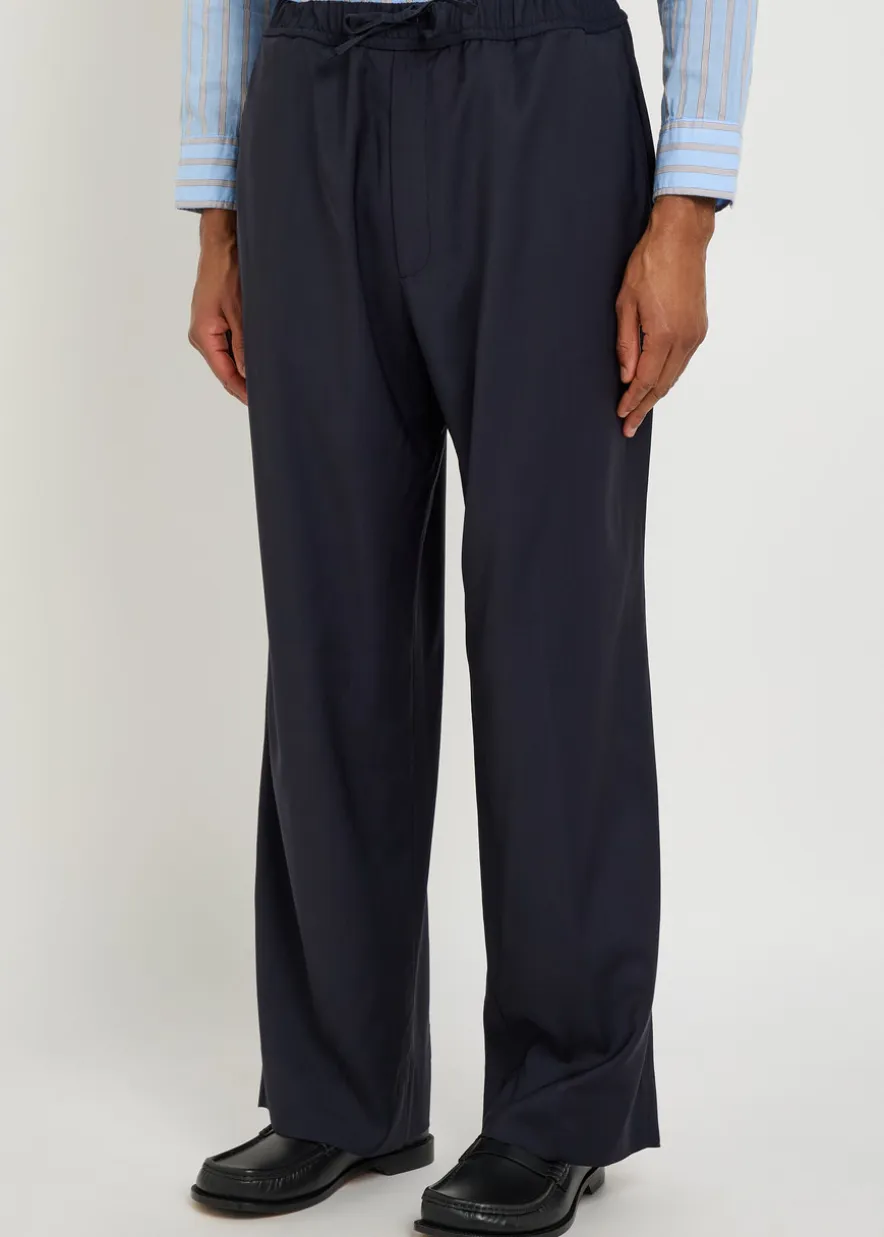 Nilson wide-leg wool trousers
