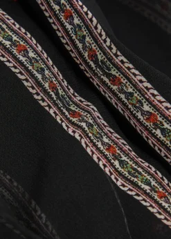 Nina printed silk-chiffon maxi skirt
