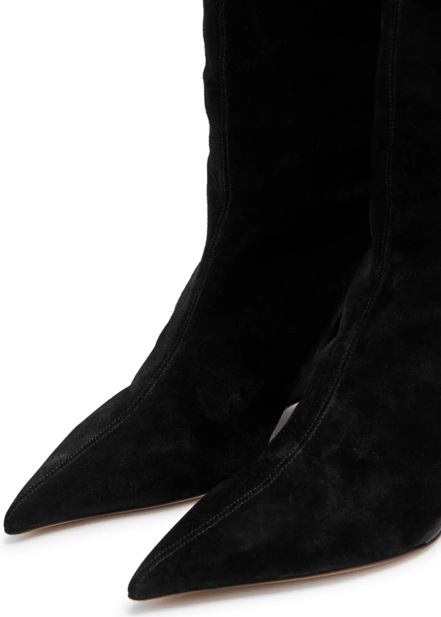 Nina 50 suede knee-high boots