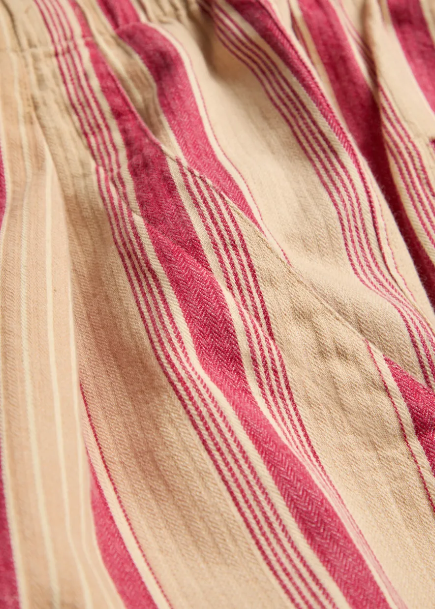 Nirma striped cotton shorts