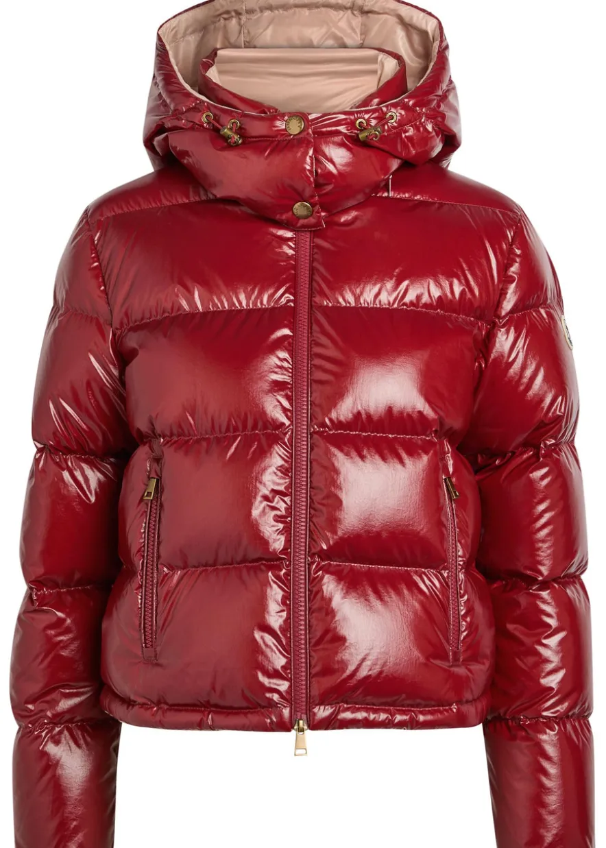 Niveole padded hooded nylon jacket