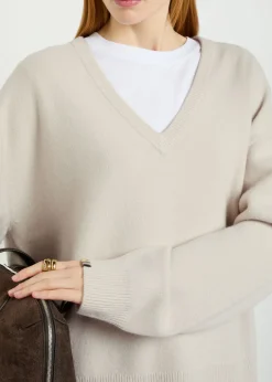 N°457 Jack V-neck cashmere-blend jumper