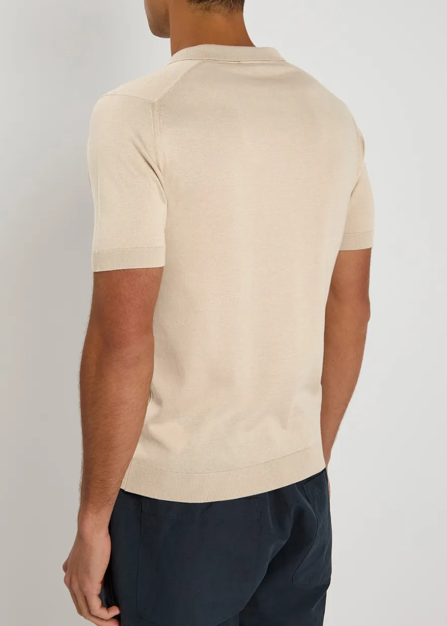 Noah wool polo shirt