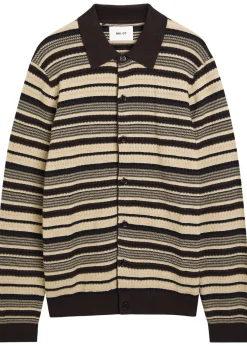 Nolan striped cotton polo shirt