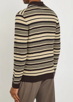 Nolan striped cotton polo shirt