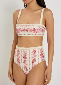 Nopal floral-print bikini briefs