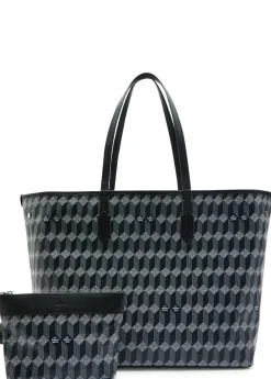 No.55 printed leather tote