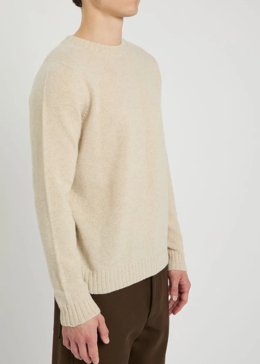Norfolk cashmere and wool-blend jumper