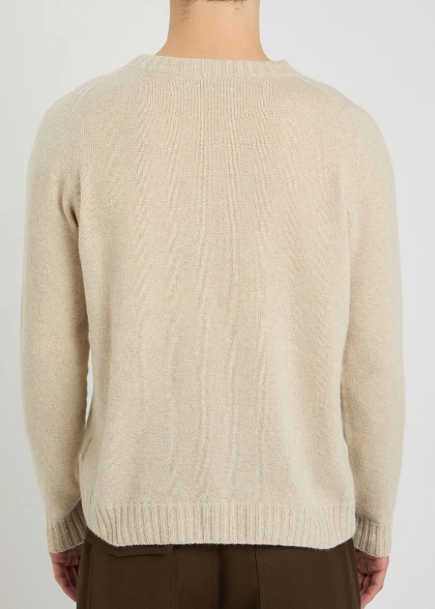 Norfolk cashmere and wool-blend jumper