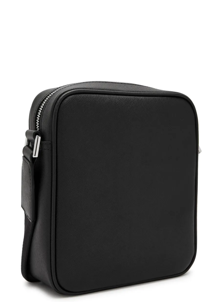 Northon logo saffiano leather cross-body bag