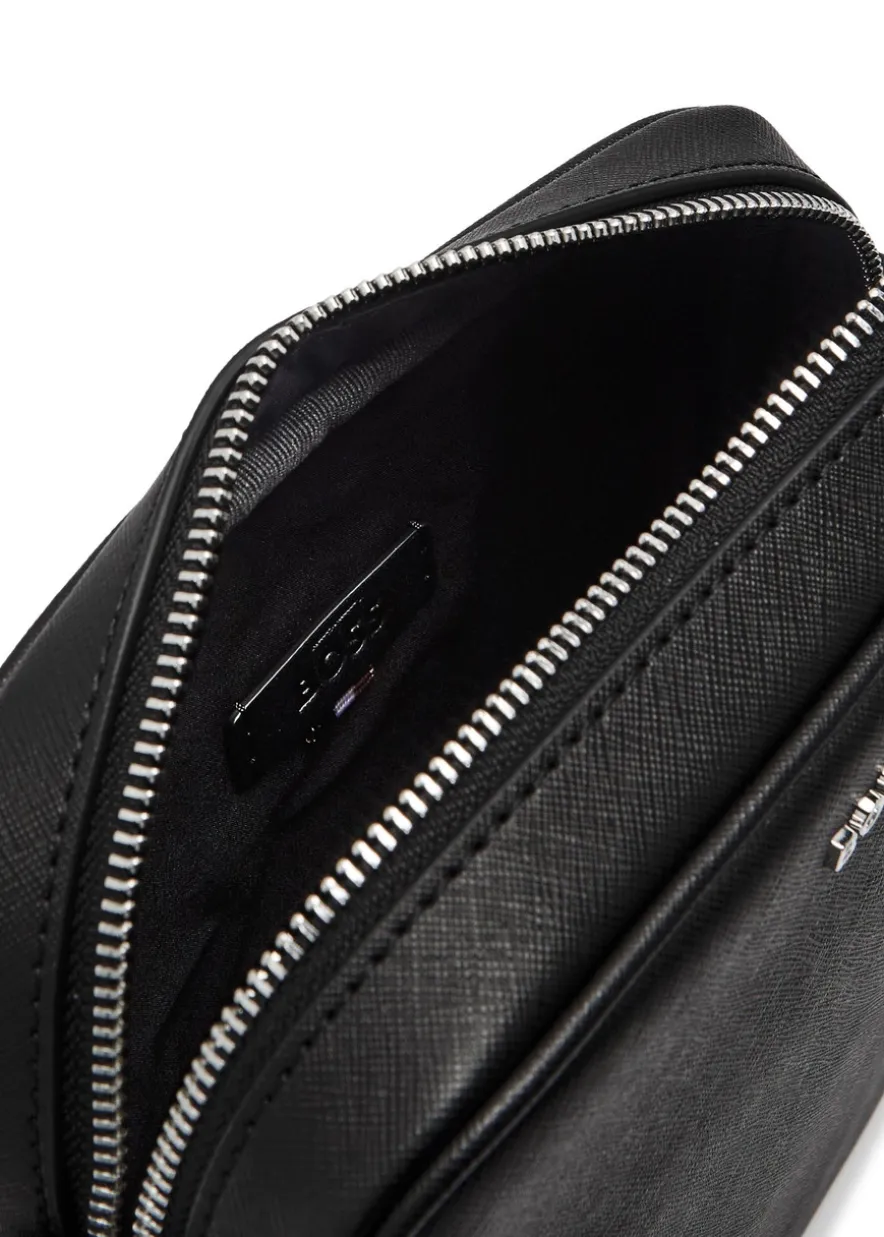 Northon logo saffiano leather cross-body bag