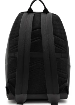 Northon logo saffiano leather backpack