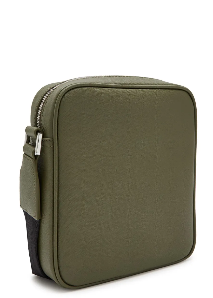 Northon logo saffiano leather cross-body bag