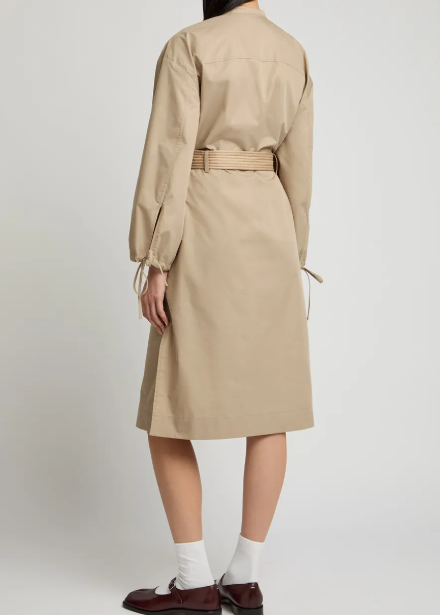 Nylon midi dress