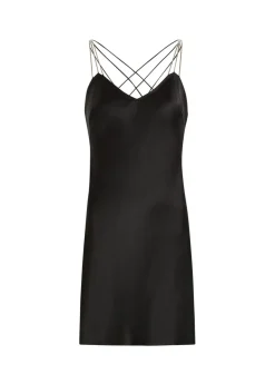 Ofelia embellished satin-crepe mini dress