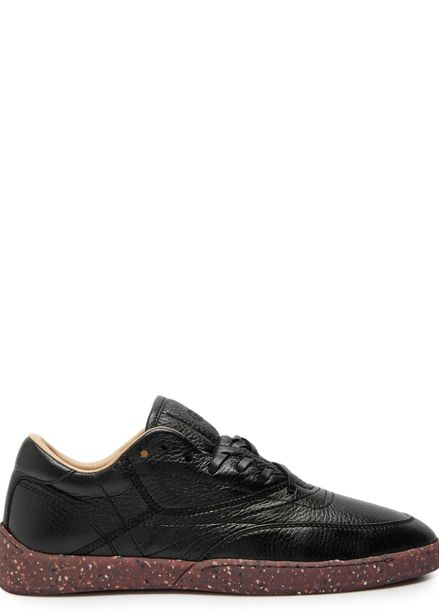 Ohio grained leather sneakers