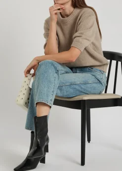 Ona 55 leather ankle boots