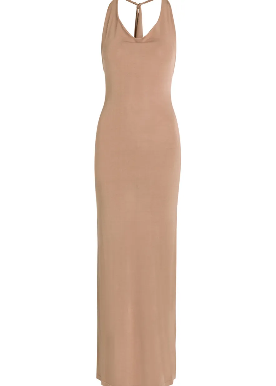 Onda layered knit maxi dress