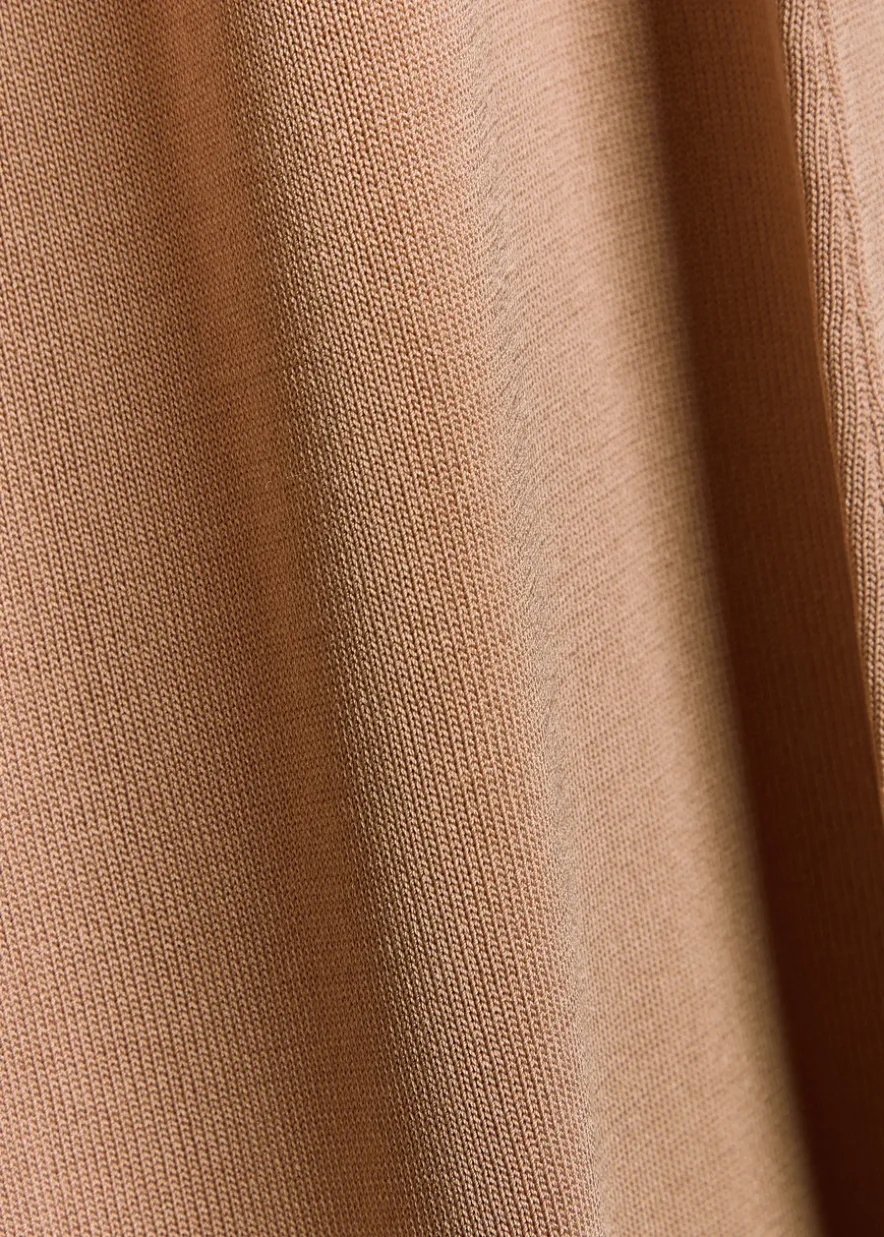 Onda layered knit maxi dress