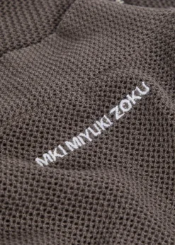 Open-knit linen and cotton-blend cardigan