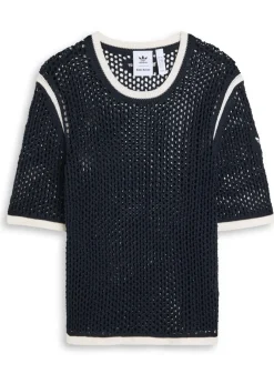 Open-knit T-shirt